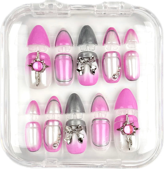 [INSTANT SHIPPING] Chrome Princess Nails